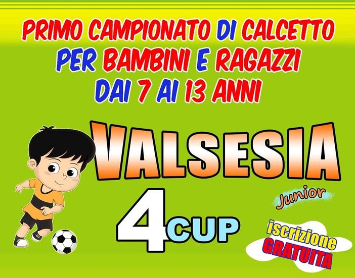 Anche in Valsesia arriva il campionato di calcetto per bambini e ragazzi