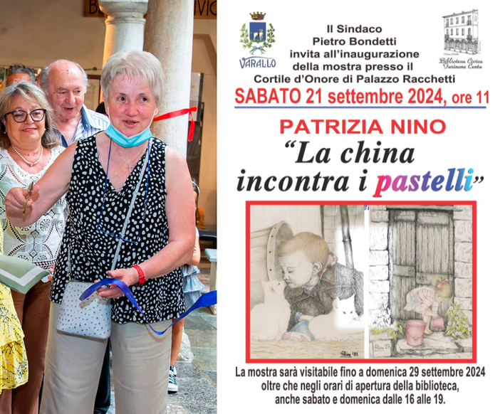 “La china incontra i pastelli” sarà inaugurata a Varallo la nuova mostra artistica. “La china incontra i pastelli” sarà inaugurata a Varallo la nuova mostra artistica.