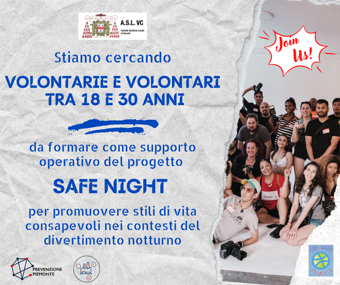 L'ASL Vercelli cerca volontari L'ASL Vercelli cerca volontari