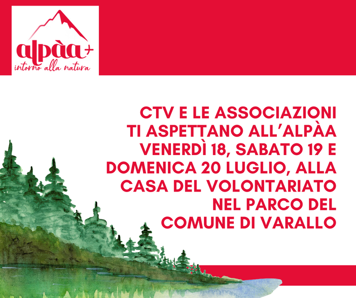 Alpàa 2025: solidarietà con CTV e la Casa del Volontariato Alpàa 2025: solidarietà con CTV e la Casa del Volontariato