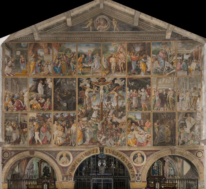 Varallo, iniziato il restauro delle Storie della Passione di Gaudenzio Ferrari in Santa Maria delle Grazie