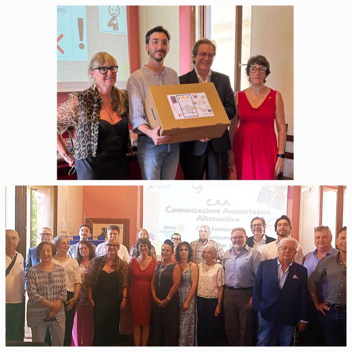Libri in CAA alla Biblioteca di Romagnano Sesia grazie al Rotary Club di Gattinara