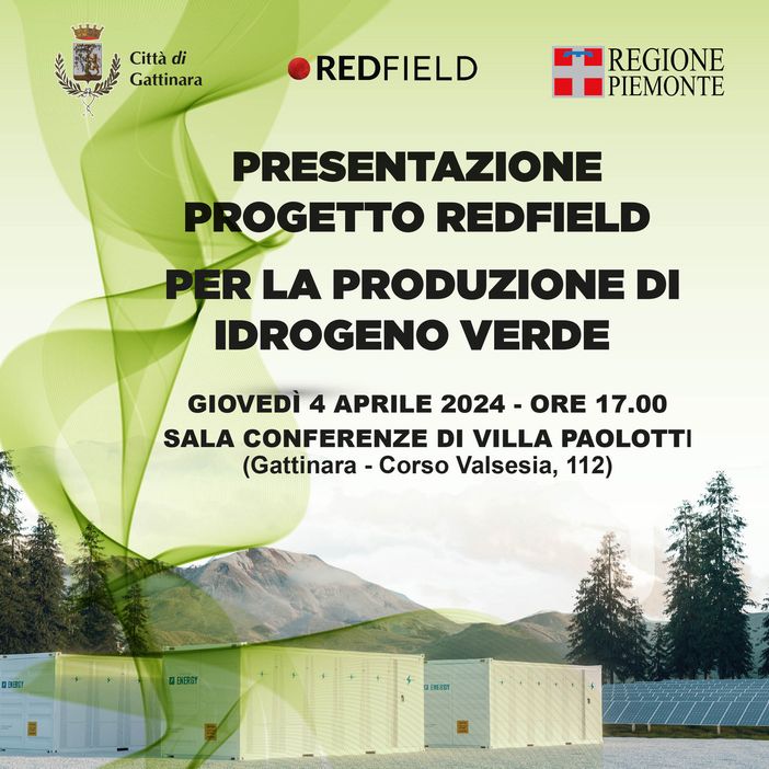 Gattinara: IDROGENO VERDE prende vita il progetto Gattinara: IDROGENO VERDE prende vita il progetto