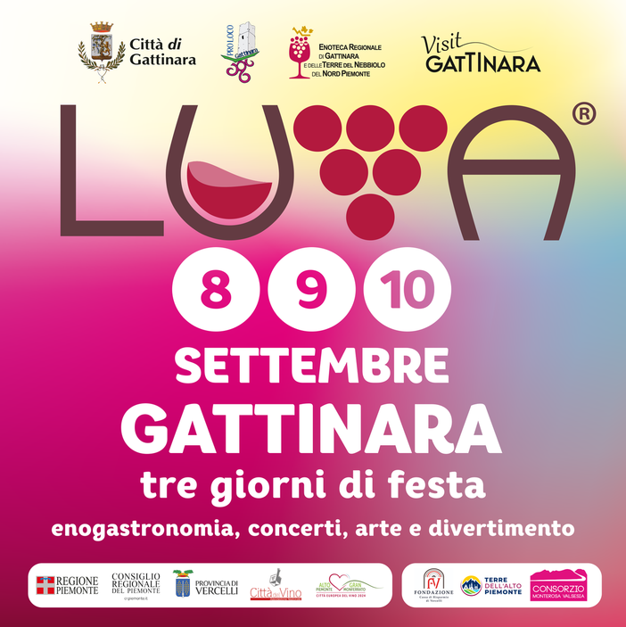 Gattinara: Tutto pronto per LUVA® 2023 Gattinara: Tutto pronto per LUVA® 2023