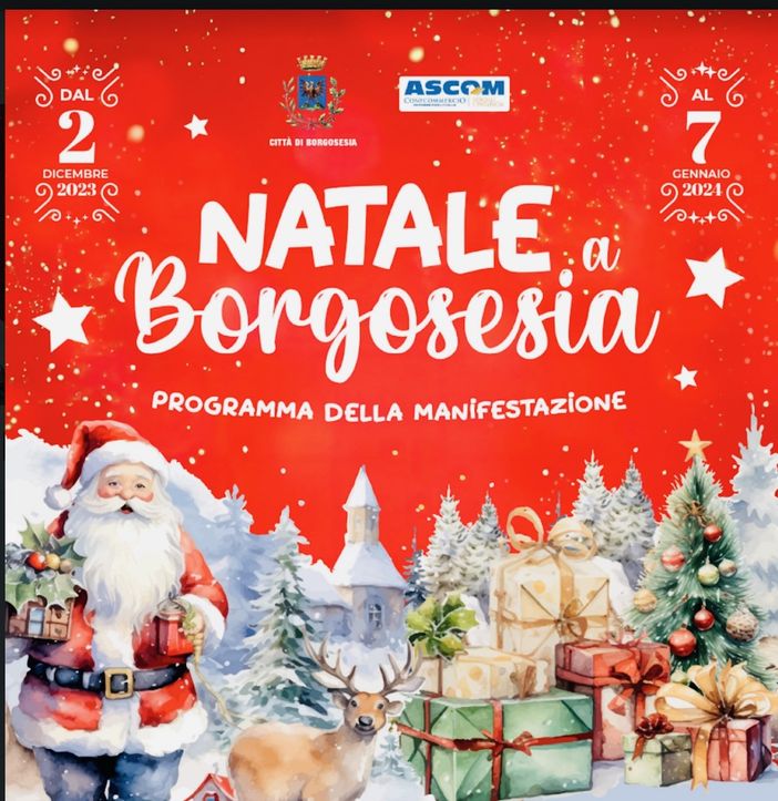 Borgosesia: Tanti eventi per illuminare il Natale