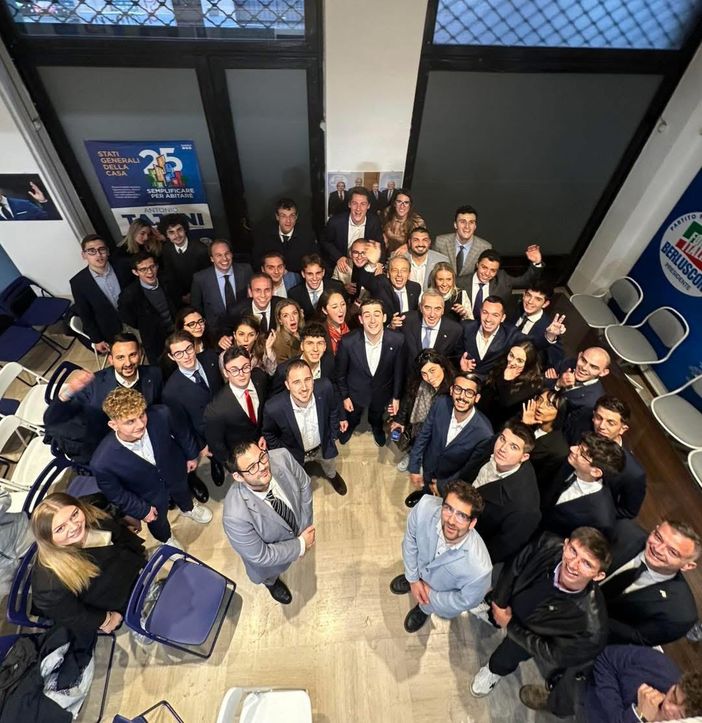 Pietrasanta: “I giovani sono protagonisti e motore della politica di Forza Italia”