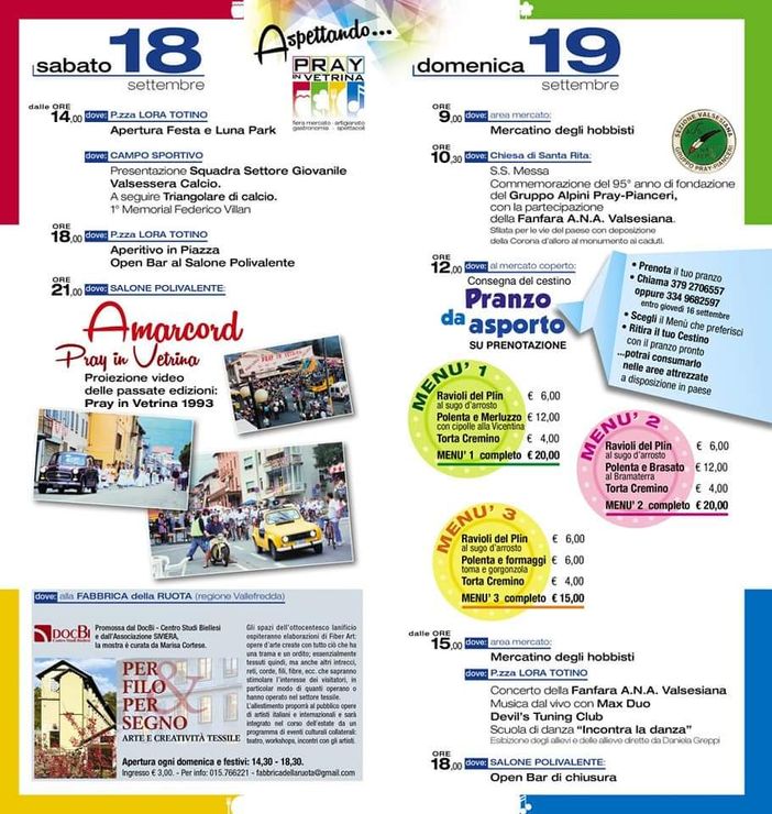 Aspettando Pray in vetrina: Un weekend di divertimento tra sport, artigianato e musica