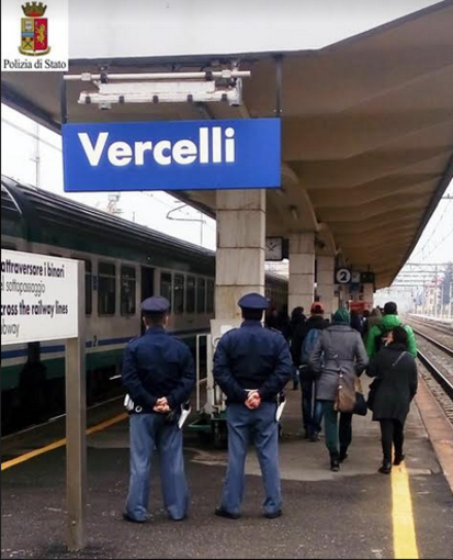 Stazioni Sicure: un arresto per rapina ed estorsione. A Vercelli fermato un clandestino