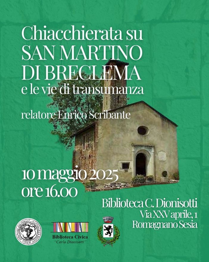 Romagnano Sesia: Si parla della chiesa di San Martino di Breclema