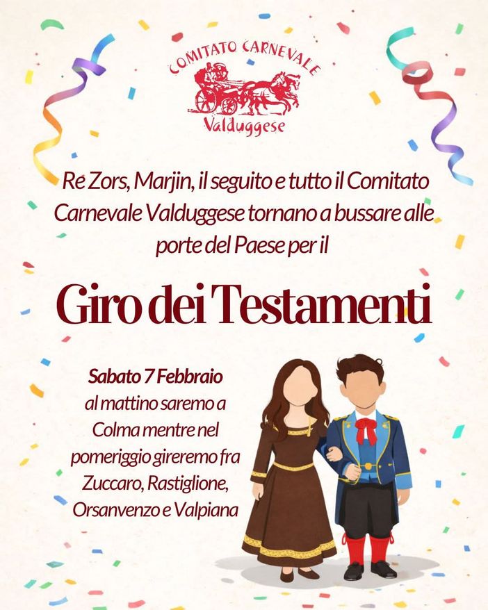 Valduggia, il Giro dei Testamenti riporta il Carnevale tra le case del paese Valduggia, il Giro dei Testamenti riporta il Carnevale tra le case del paese