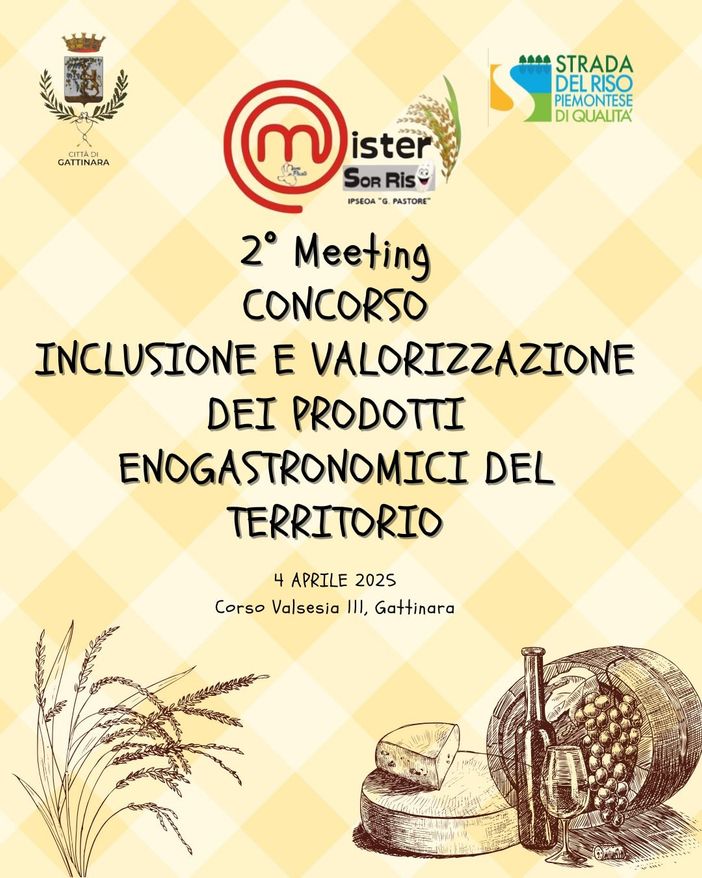 A Gattinara il 2° meeting del Concorso “Inclusione e valorizzazione dei prodotti enogastronomici locali” A Gattinara il 2° meeting del Concorso “Inclusione e valorizzazione dei prodotti enogastronomici locali”