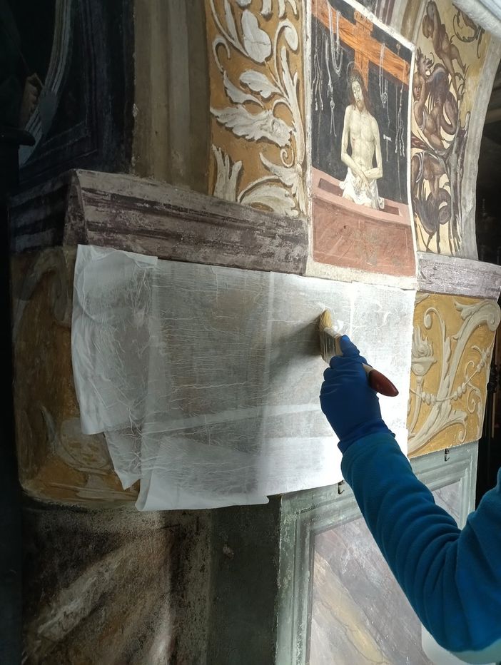 Varallo: Conclusa la prima fase del restauro delle Storie della Passione a Santa Maria delle Grazie