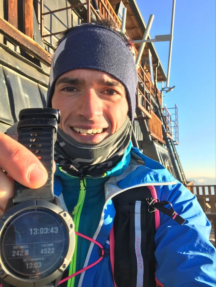 L'atleta Francesco Surace