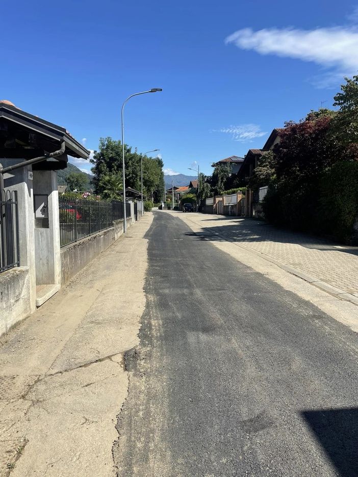 Quarona: Completati i lavori di regimazione acque in via Visella