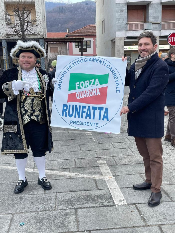 Carnevale a Quarona: le chiavi a Re Runfatta Carnevale a Quarona: le chiavi a Re Runfatta