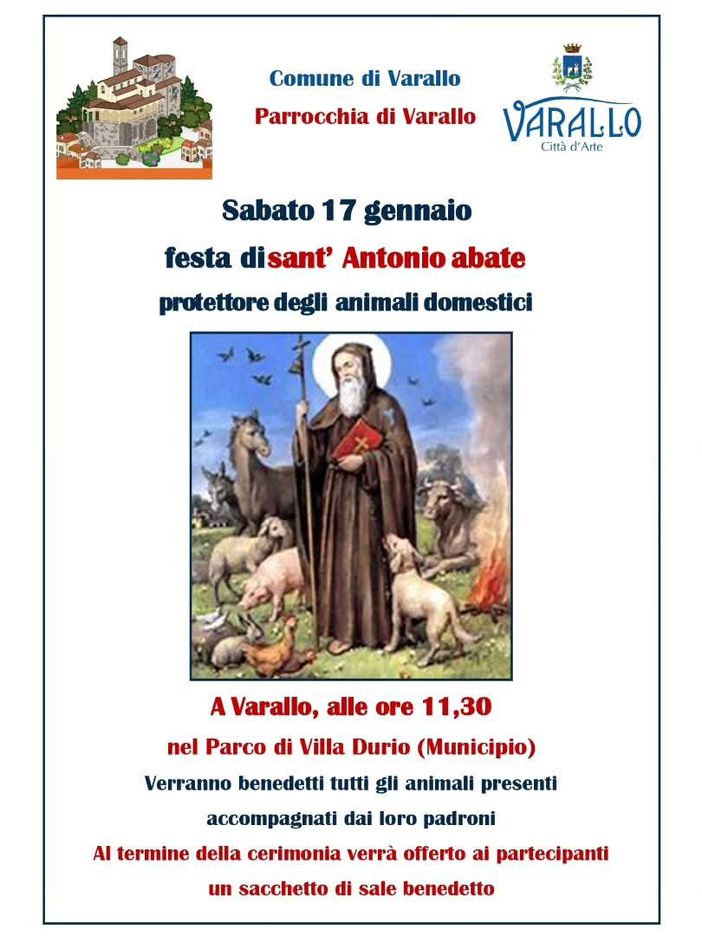 A Varallo la benedizione degli animali per Sant’Antonio Abate