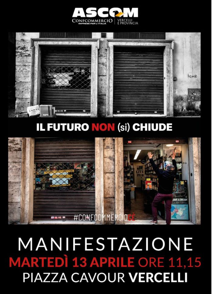Ascom - Confcommercio in piazza: "Le imprese meritano di sapere quando e come ripartire" Ascom - Confcommercio in piazza: "Le imprese meritano di sapere quando e come ripartire"