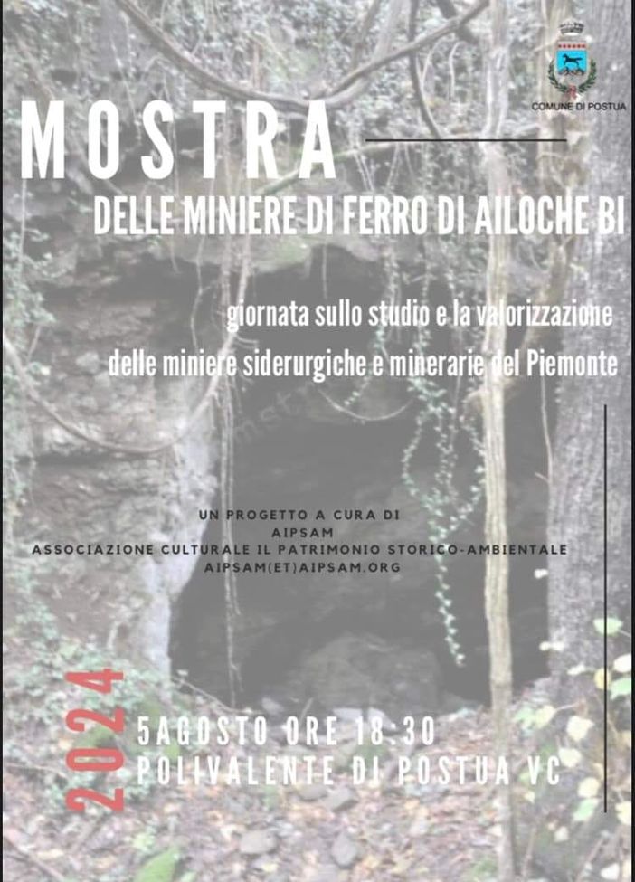 A Postua la mostra sulle miniere di ferro di Ailoche