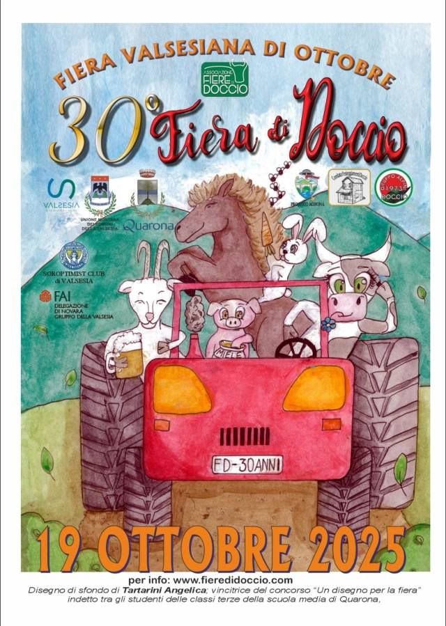 Doccio festeggia i 30 anni della Fiera Valsesiana: bestiame, tradizioni e sapori