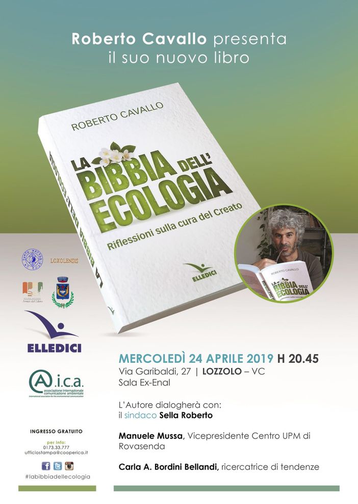 La Bibbia dell'ecologia, presentazione del libro a Lozzolo