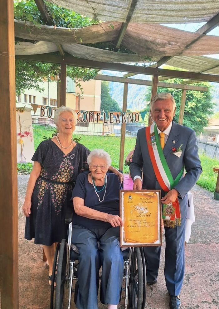 Varallo, tanti auguri a Teresa Tonet: oggi compie 100 anni