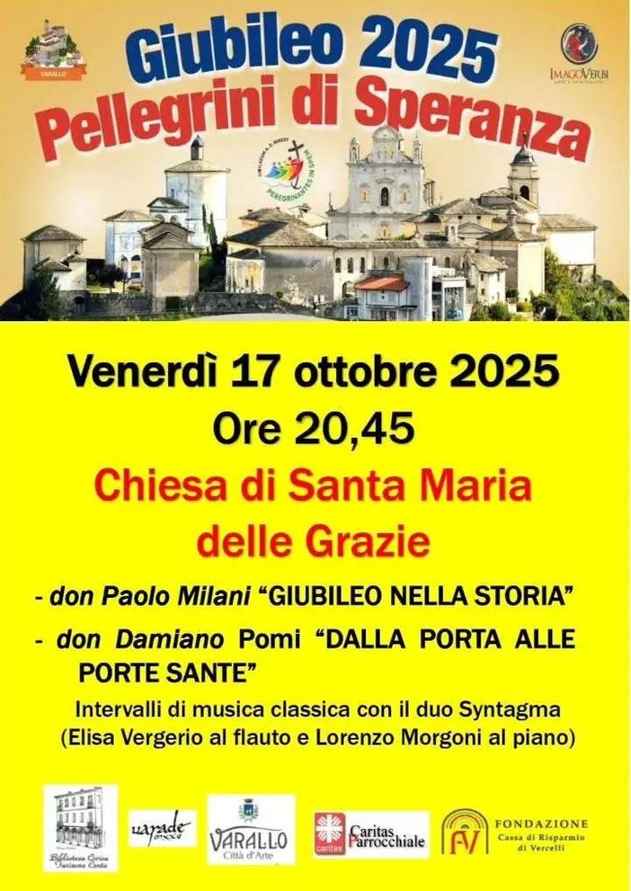 Varallo, una serata dedicata al Giubileo della Speranza 2025