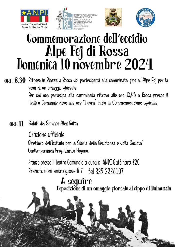 Si ricorda l'80° della strage di partigiani all'alpe Fej Si ricorda l'80° della strage di partigiani all'alpe Fej