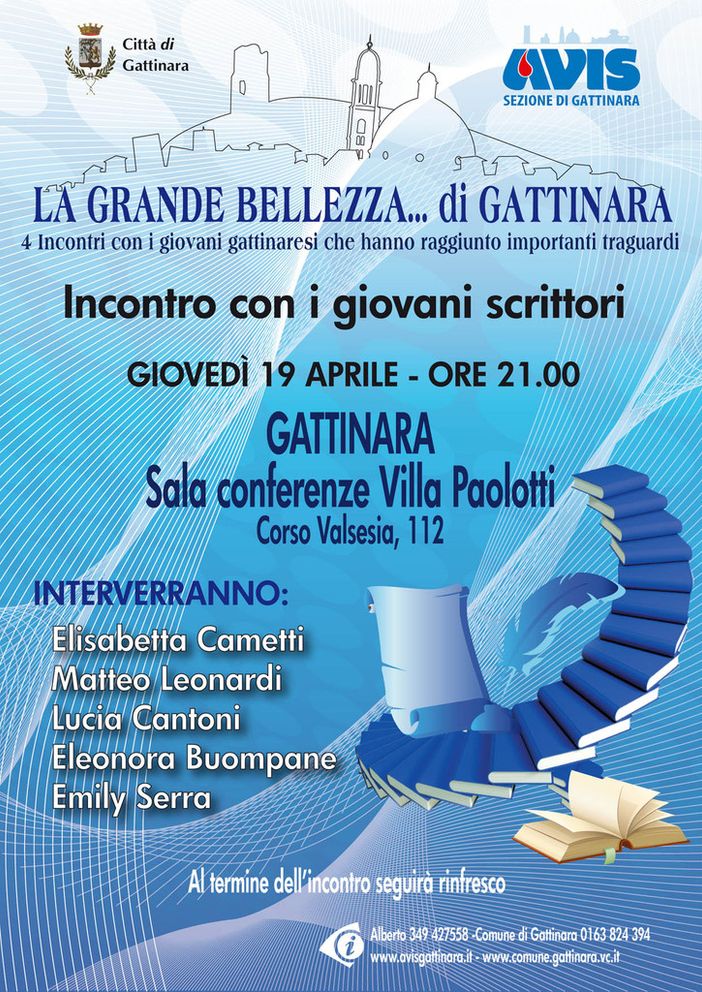 Gattinara: Secondo appuntamento delle conferenze promosse dall’AVIS