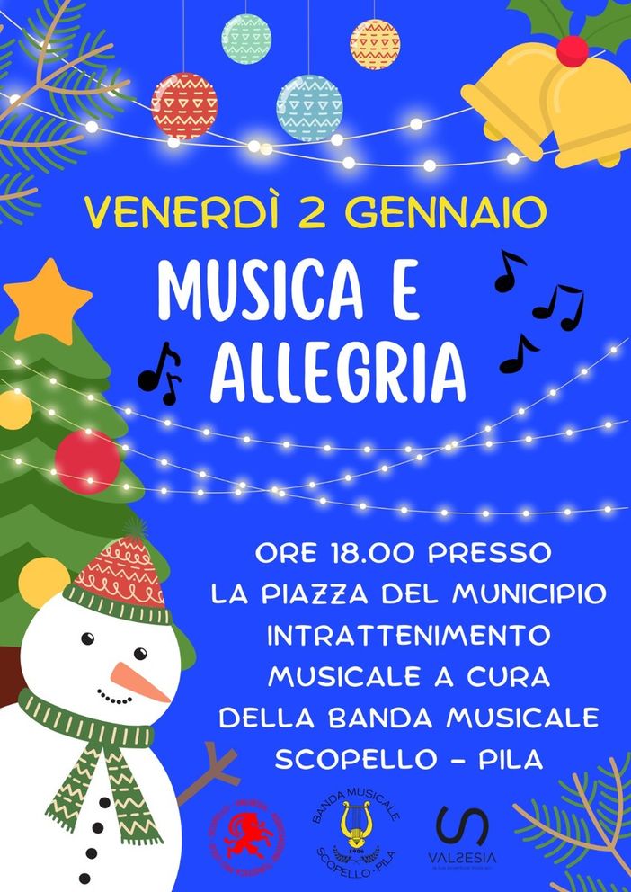 Scopello, “Musica e Allegria” in piazza: concerto della Banda Musicale Scopello-Pila Scopello, “Musica e Allegria” in piazza: concerto della Banda Musicale Scopello-Pila