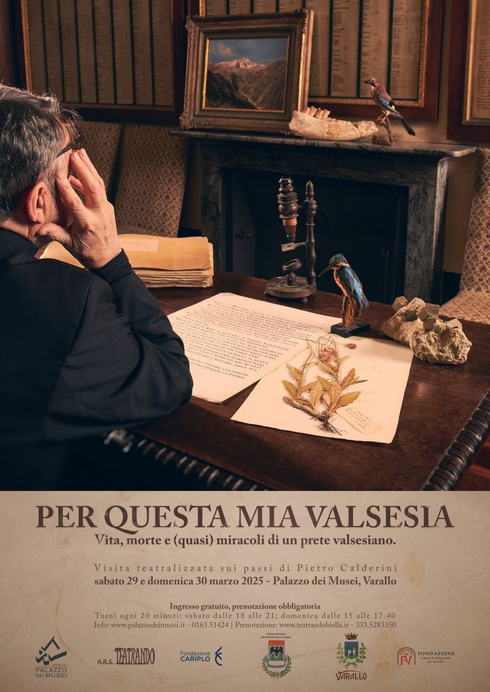 Teatro a Varallo: “Per questa mia Valsesia – Vita, morte e (quasi) miracoli di un prete valsesiano”