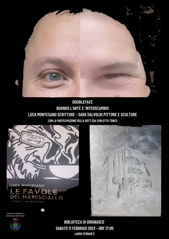 Grignasco, in biblioteca: "Doubleface, quando l'arte diventa interscambio"