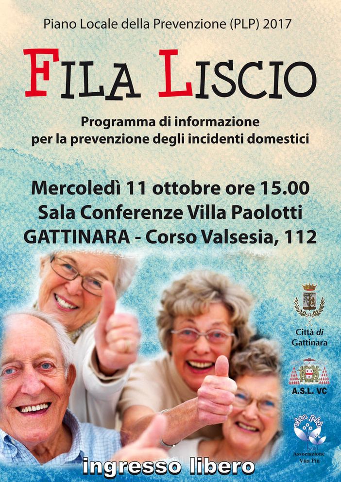 Gattinara: Proiezione del filmato “fila liscio”