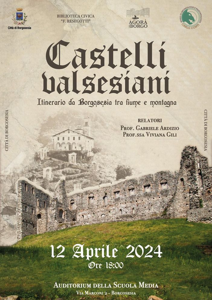 Borgosesia: Per i “I Venerdì della Cultura” una suggestiva serata sui Castelli valsesiani