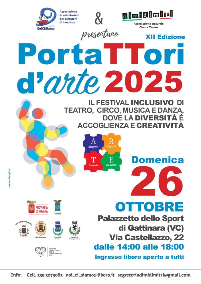 Gattinara celebra l’arte inclusiva con “PortaTTori d’Arte 2025”