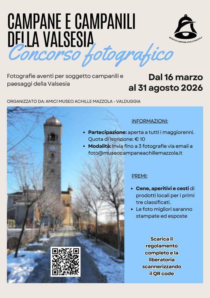In Valsesia parte il concorso fotografico “Campane e campanili”: immagini in gara fino al 31 agosto