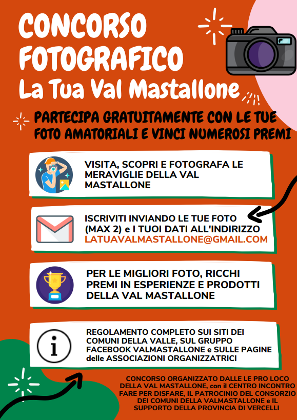 Concorso fotografico dedicato alla Val Mastellone