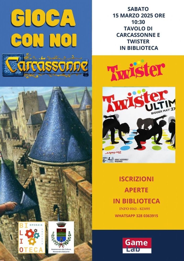 Grignasco, giochi di società in Biblioteca. Grignasco, giochi di società in Biblioteca.