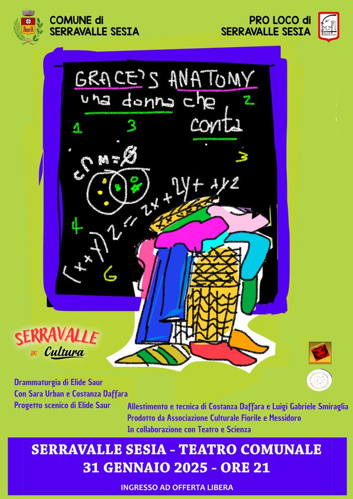 "Grace's anatomy: una donna che conta" "Grace's anatomy: una donna che conta"
