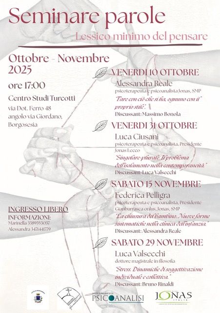 Borgosesia, al Centro Studi Turcotti il secondo incontro di “Seminare parole”