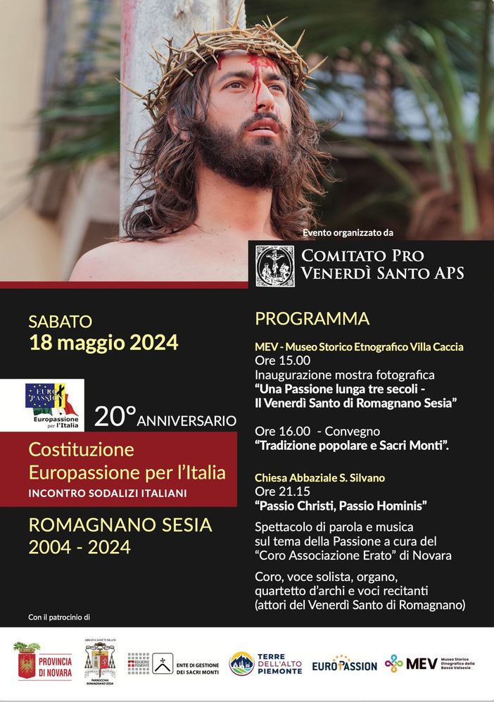 Romagnano: 20° anniversario Costituzione Europassione per l'Italia