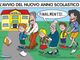 Bentornata scuola! i banchi si riempiono e... le auto si accalcano, illustrazione Giovanni Cavallo Bentornata scuola! i banchi si riempiono e... le auto si accalcano, illustrazione Giovanni Cavallo