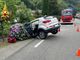 Auto fuori strada in località Vocca: Vigili del Fuoco e 118 collaborano per prestare soccorso - Foto VVF Varallo. Auto fuori strada in località Vocca: Vigili del Fuoco e 118 collaborano per prestare soccorso - Foto VVF Varallo.
