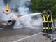 Auto a fuoco nel comune di Ghislarengo