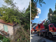 Pianta crolla su un'abitazione: intervengono i Vigli del Fuoco di Arona e Romagnano Sesia