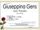 Giuseppina Gens, ved. Perello