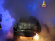 Auto in fiamme a Coggiola (foto di repertorio)