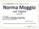 Norma Moggio, ved. Cigolini
