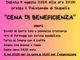 Scopello, cena di beneficenza al Palatenda con gli Amici del Mangia e Cammina