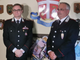 Da sin: il colonnello Carrararo e il comandate provinciale dell'Arma Ronchey