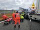 Incidente tra due tir sulla A4 a Villarboit: un ferito grave Incidente tra due tir sulla A4 a Villarboit: un ferito grave
